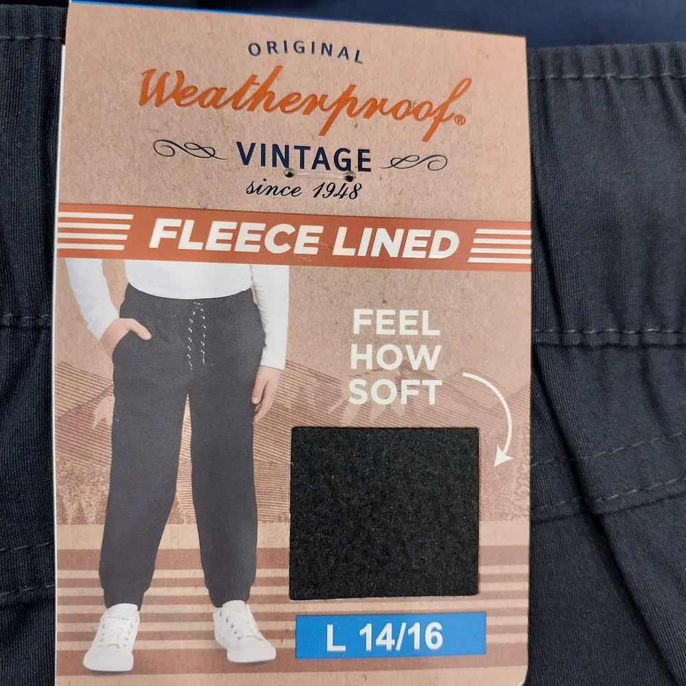 Weatherproof Vintage Lined Fleece Youth Pants‎